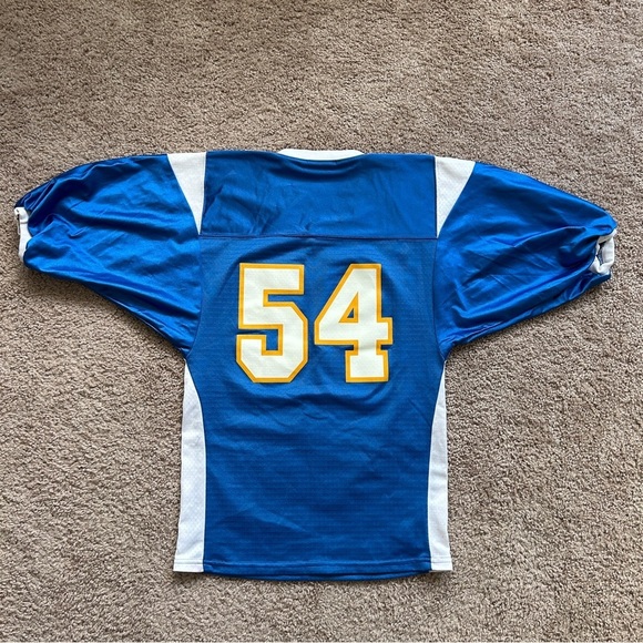Teamwork Athletic Apparel LA Chargers Style Blue White Yellow # 54 Jersey Medium - Picture 5 of 12